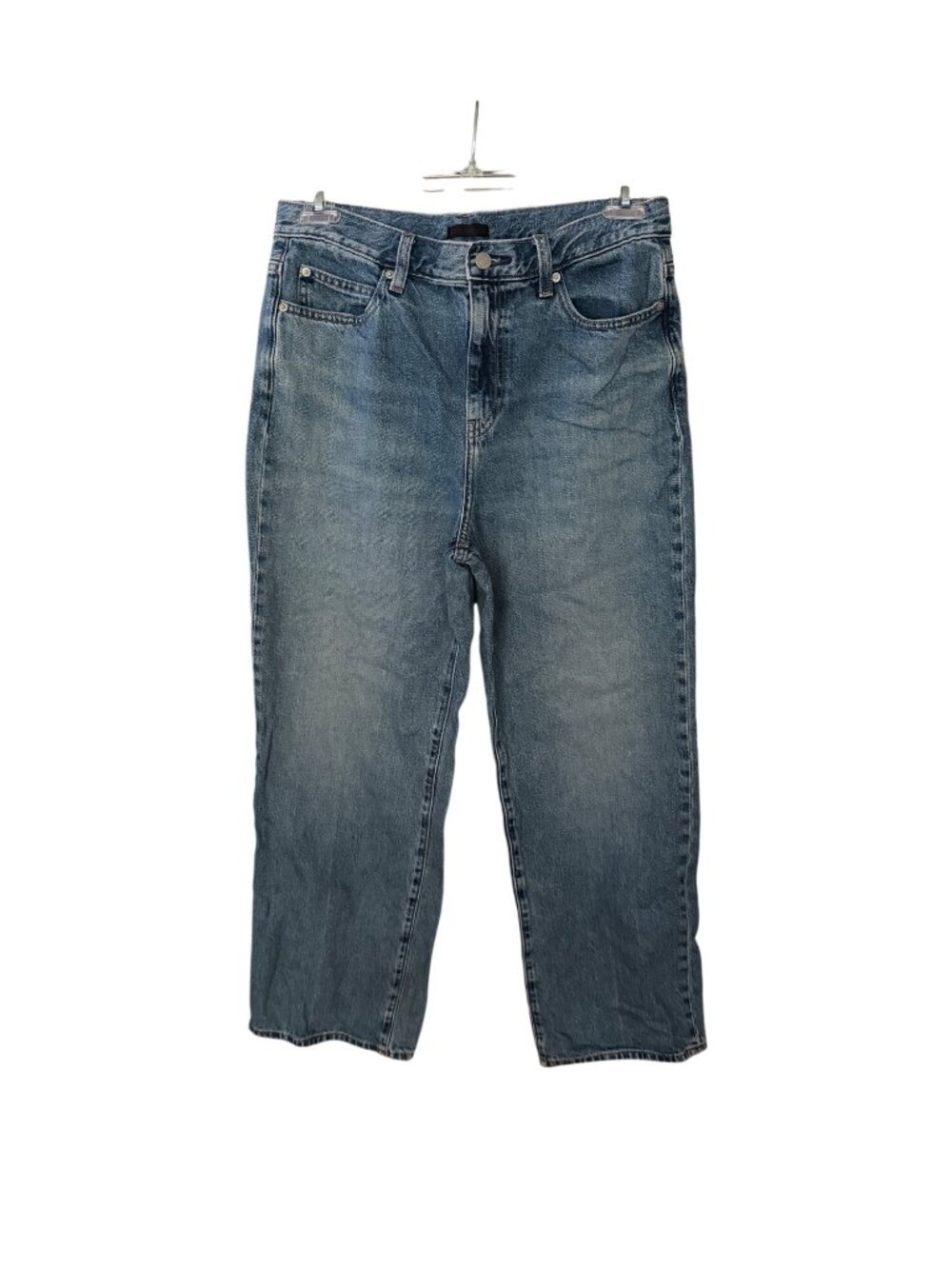Uniqlo Blue Wide-Leg Cropped Jeans Size 2